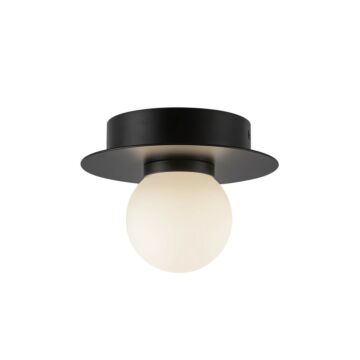 Elixir LED Flush Mount in Black by Kuzco Lighting