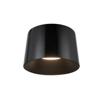 Etta LED Flush Mount in Jet Black by Kuzco Lighting