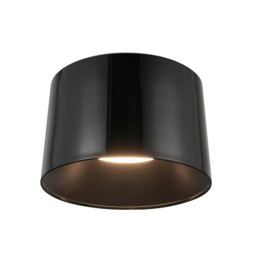 Etta LED Flush Mount in Jet Black by Kuzco Lighting