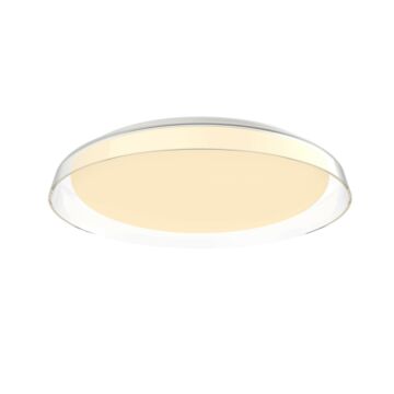 Hampton LED Flush Mount in Clear by Kuzco Lighting