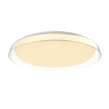 Hampton LED Flush Mount in Clear by Kuzco