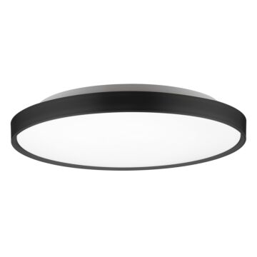Brunswick LED Flush Mount in Black by Kuzco Lighting