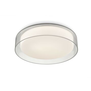 Aston LED Flush Mount in Clear by Kuzco Lighting