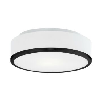 Charlie LED Flush Mount in Black by Kuzco Lighting