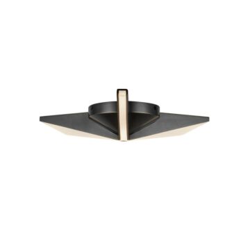 Tachi LED Flush Mount in Urban Bronze by Kuzco Lighting