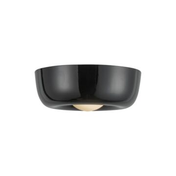 Hayden LED Flush Mount in Glossy Black by Kuzco Lighting
