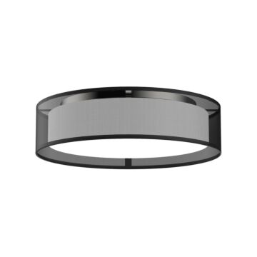 Dalton LED Flush Mount in Black Organza by Kuzco Lighting