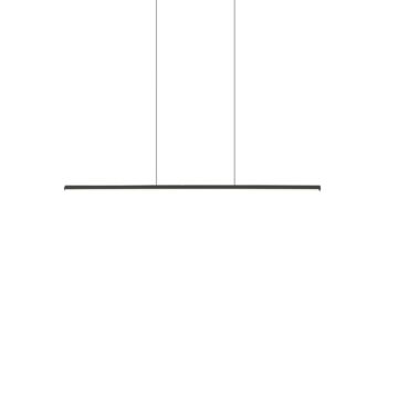 Chute LED Linear Pendant in Black by Kuzco Lighting
