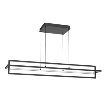 Mondrian LED Linear Pendant in Black by Kuzco Lighting