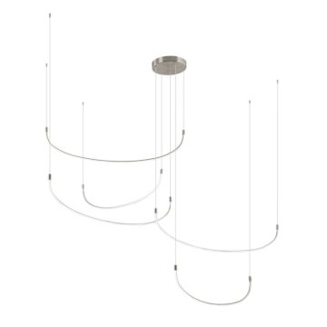 Talis LED Pendant in Brushed Nickel by Kuzco Lighting