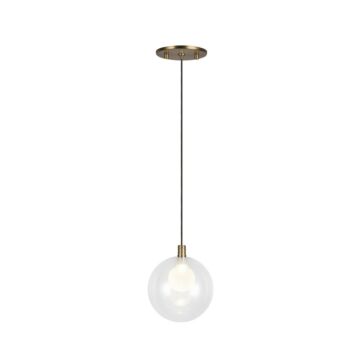 Bolla LED Pendant in Brushed Gold by Kuzco Lighting