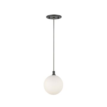 Bolla LED Pendant in Black Opal Glass by Kuzco Lighting