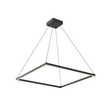 Piazza LED Pendant in Black by Kuzco Lighting