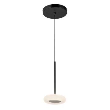 Stephord LED Pendant in Black Frosted Glass by Kuzco