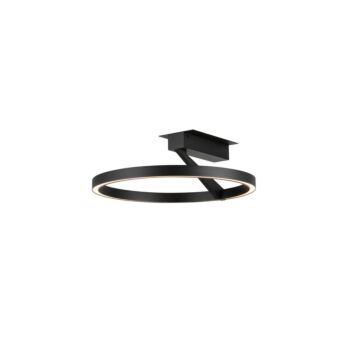 Roda LED Semi-Flush Mount in Black by Kuzco Lighting