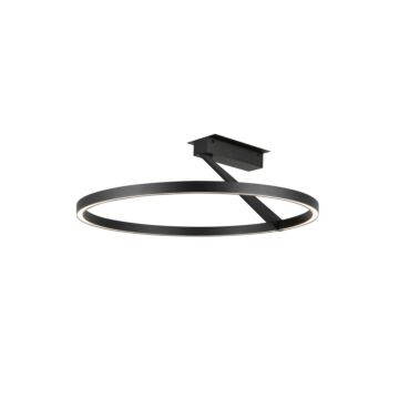 Roda LED Semi-Flush Mount in Black by Kuzco Lighting