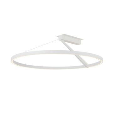 Roda LED Semi-Flush Mount in White by Kuzco Lighting