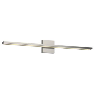 Brio LED Bathroom Vanity Light in Brushed Nickel by Kuzco