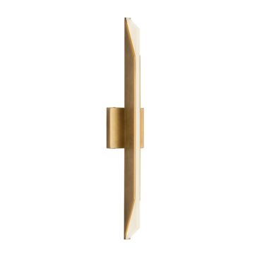 Tachi LED Bathroom Vanity Light in Vintage Brass by Kuzco Lighting