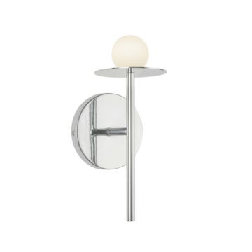 Elixir LED Wall Sconce in Chrome by Kuzco