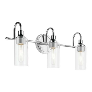 Kavi  Bathroom Vanity Light in Chrome by Kichler