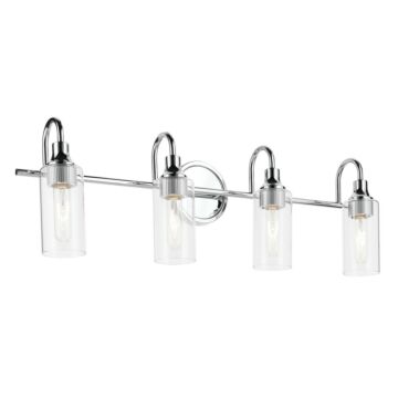 Kavi  Bathroom Vanity Light in Chrome by Kichler