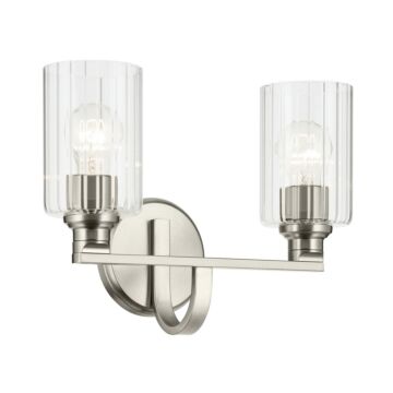Gioe  Bathroom Vanity Light in Brushed Nickel by Kichler