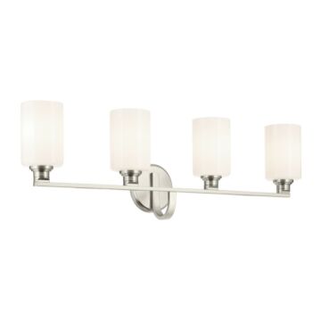 Gioe  Bathroom Vanity Light in Brushed Nickel by Kichler