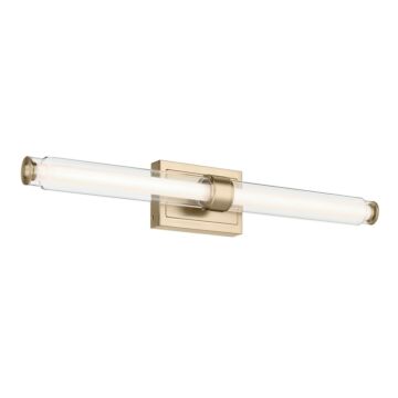 Laurene LED Linear Bathroom Vanity Light in Champagne Bronze by Kichler