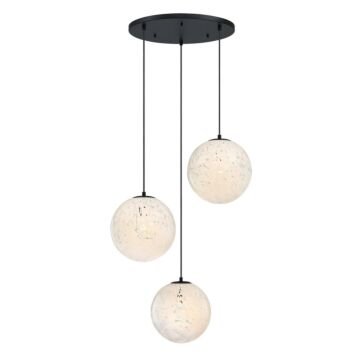 Circo  Chandelier in Matte Black by Designers Fountain