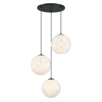Circo  Chandelier in Matte Black by Designers Fountain