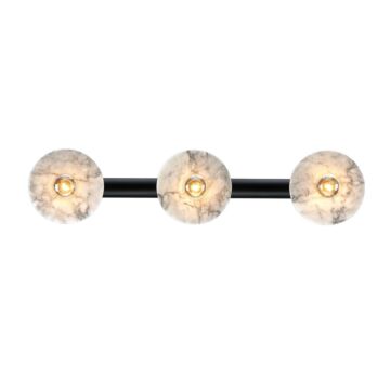 Fina  Bathroom Vanity Light in Matte Black by Designers Fountain