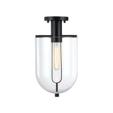 Skylar  Semi Flush Mount in Matte Black by Designers Fountain