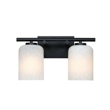 Bluestone Ridge  Bathroom Vanity Light in Matte Black by Designers Fountain