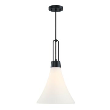 Evergreen Oasis  Pendant in Matte Black by Designers Fountain