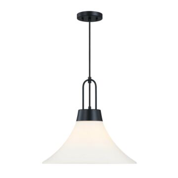 Evergreen Oasis  Pendant in Matte Black by Designers Fountain