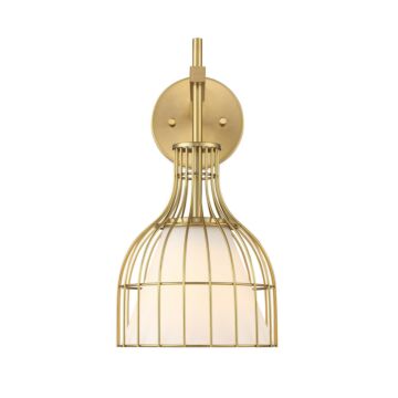 Evensong  Wall Sconce in Burshed Gold by Designers Fountain