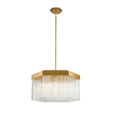 Emma  Chandelier in Brushed Brass by Artcraft