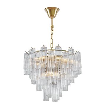 Sophia  Chandelier in Brass by Artcraft Lighting
