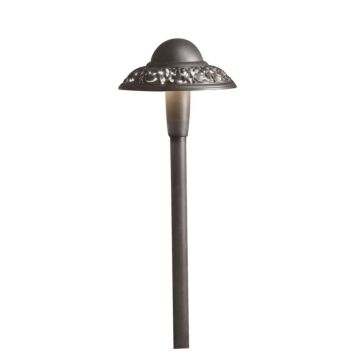 No Family LED Pierced Dome in Textured Architectural Bronze by Kichler