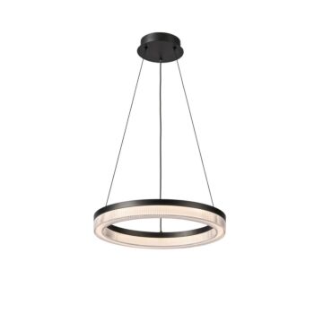 Ari LED Pendant in Black by Artcraft Lighting