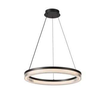 Ari LED Pendant in Black by Artcraft Lighting