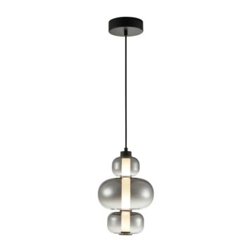 Astra LED Pendant in Black by Artcraft Lighting