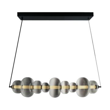 Astra LED Island Pendant in Black by Artcraft Lighting