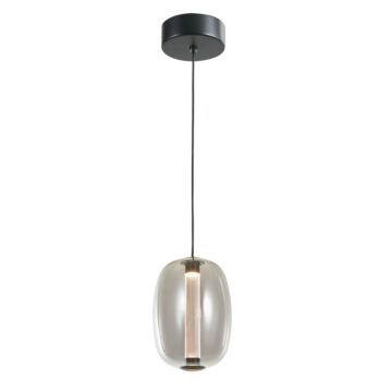 Vega LED Pendant in Black by Artcraft Lighting