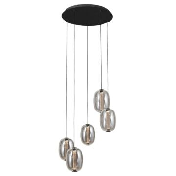 Vega LED Chandelier in Black by Artcraft Lighting