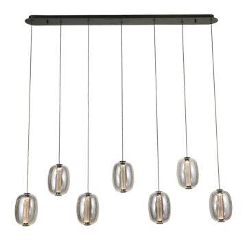Vega LED Island Pendant in Black by Artcraft Lighting