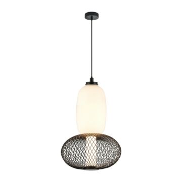 Ace LED Pendant in Black by Artcraft Lighting