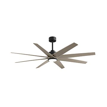 Ariella-LK 64" Ceiling Fan in Matte Black by Matthews Fan Company