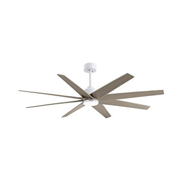 Ariella-LK 64" Ceiling Fan in Matte White by Matthews Fan Company